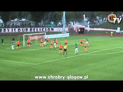 16.08.14: Chrobry Głogów - Chojniczanka Chojnice 1:2 (bramki)