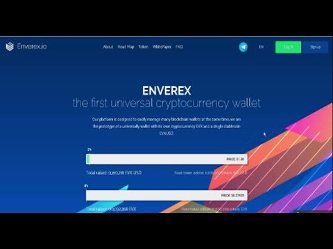 ENVEREX новый мультивалютный кошелек на старте раздает свои токены