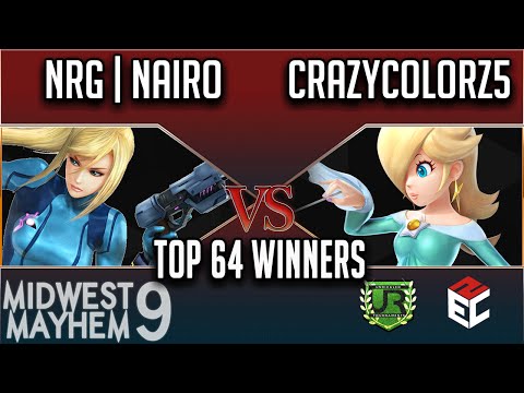 Midwest Mayhem 9 TOP 64 WINNERS - NRG | Nairo (Zero Suit Samus) vs CrazyColorz5 (Rosalina)