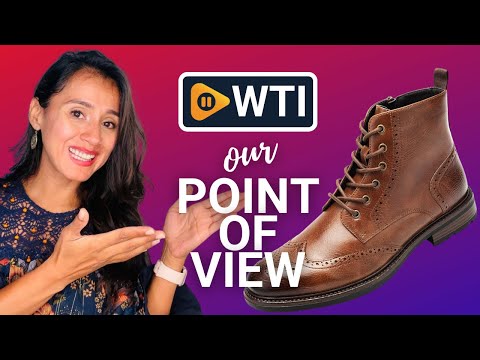 Temeshu Men's Wingtip Oxford Boot Side Zip Ankle Motorcycle Boots MS07 9 Brown - WTI product video review