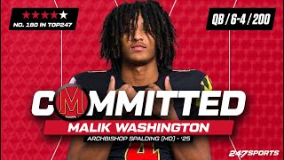 WATCH: 4-star QB Malik Washington and teammate Jayden Shipps commit to Maryland LIVE on 247Sports