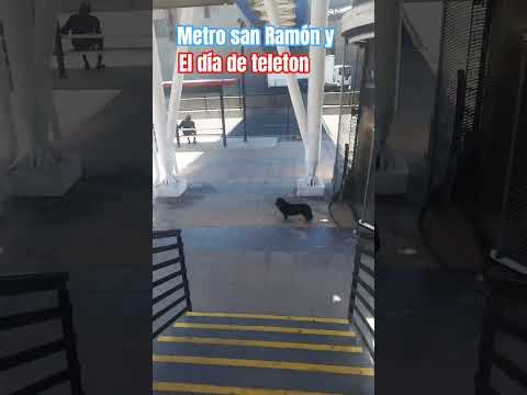 metro san Ramón y el día de teleton #sanramón #linea4a #metrodesantiago #chile