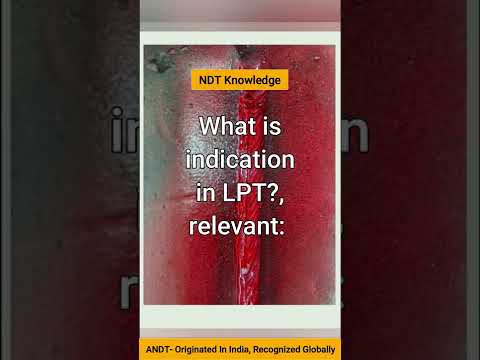 Liquid penetrant testing (lpt) or dye penetrant teesting (dp...