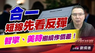 合一短線先看反彈，智擎、美時繼續作價差！｜台股攻略｜劉烱德 (圖)