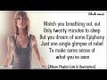 Taylor Swift - Epiphany [HD Lyrics]
