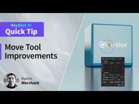 KeyShot Quick Tip - Move Tool Improvements