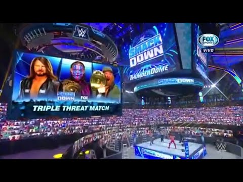 Jeff Hardy Vs AJ Styles Vs Sami Zayn - WWE Smackdown 25/09/2020 (En Español)