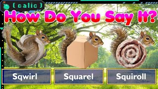 How Do You Say Squirrel?