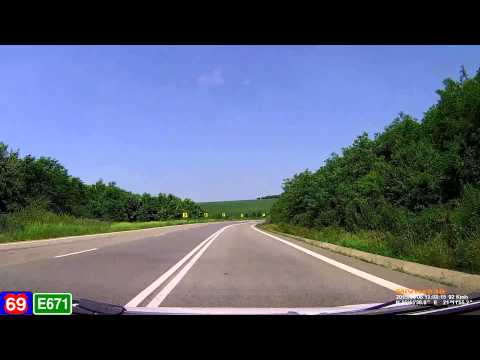 DN69 (E671): Timişoara - Arad. (Timelapse 3.5x)
