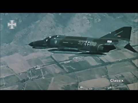 German F-4F Phantom II fire exercise in Sardinia (1975)