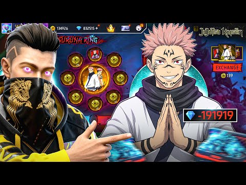 King Of Curses Ryomen Sukuna Bundle In Free Fire! 