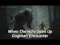 DOGMAN ENCOUNTER HILL OPEN UP Bigfoot Creepy Scary Dogman