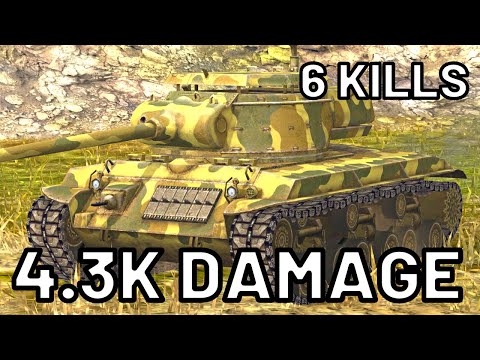 T25/2 | 4.3K DAMAGE | 6 KILLS | WOT Blitz Pro Replays
