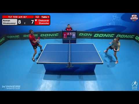 02:30 Roman Shtukovanyi 1-3 Oleksandr Zhuravlov West 7 WIN CUP 09.12.2022 | TABLE TENNIS WINCUP