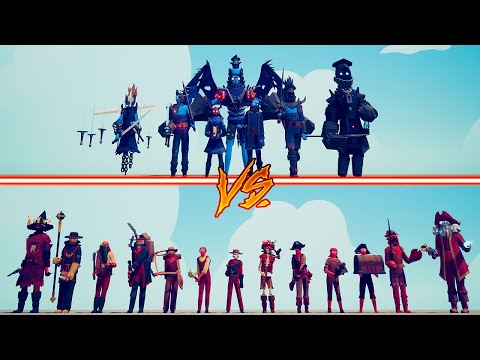 WILD WEST DLC + PIRATE DLC vs EVIL DLC - Totally Accurate Battle Simulator | TABS
