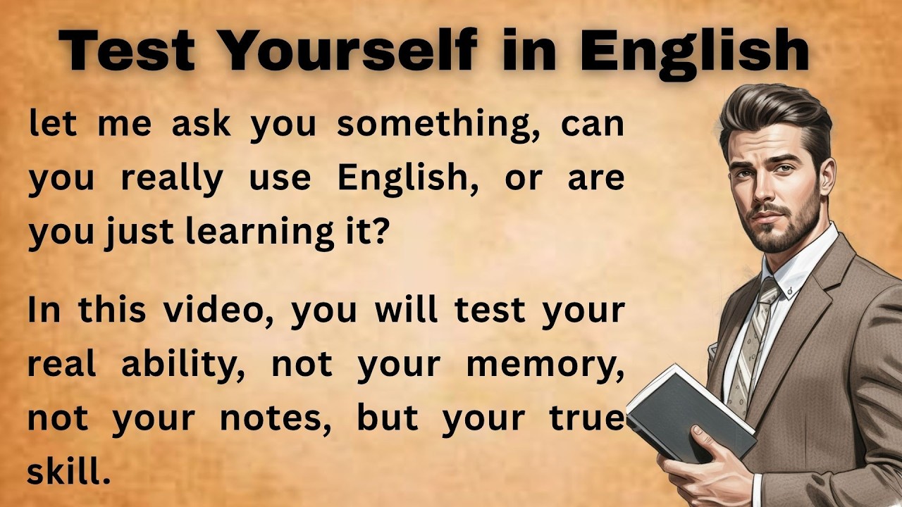 Test Yourself in English Today || Are You Better Than You Think?