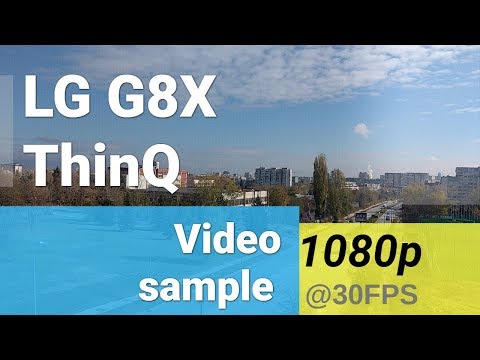 LG G8X ThinQ 1080p video at 30fps - ultrawide camera