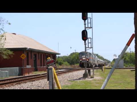 Amtrak 130 Heritage Unit visits Plant City