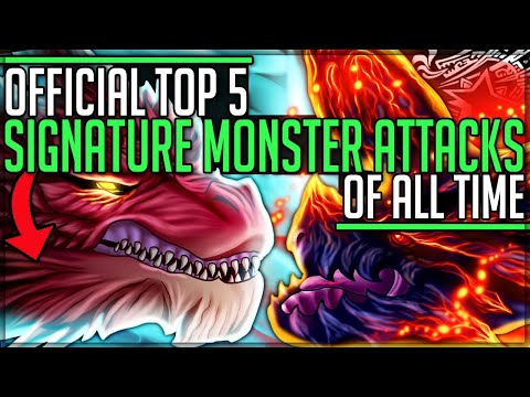 Official Top 5 Signature Monster Attacks in All of Monster Hunter! (Discussion/Community Vote) #mhw