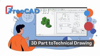 FreeCAD 1.1 Technical Drawing Tutorial: Create a Complete Drawing from a 3D Part