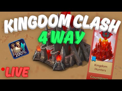 Lords Mobile - 4 Way KvK!!! Let's get some kills!!! First time in open kingdom