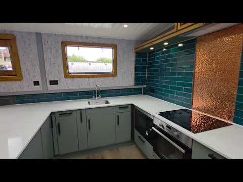 Steele 60ft widebeam boat Offered for sale at £115,000