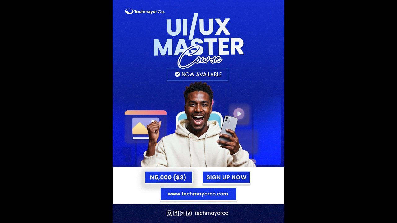 UI/UX Design Full Course (Beginner) | Master Figma from Scratch – Techmayor Co
