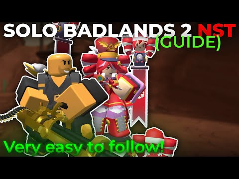 SOLO BADLANDS 2 TRIUMPH NO SPECIAL lTOWERS + EASY FULL GUIDE | Tower Defense Simulator