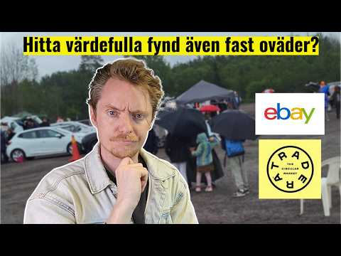 Loppis i Norrtälje för att sälja grejer på Tradera