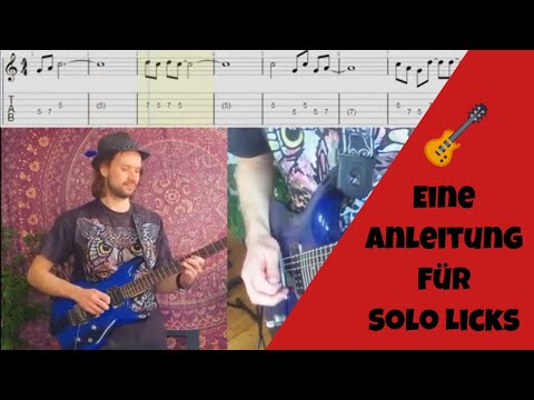 Pentatonik Licks auf der Gitarre - eine Anleitung