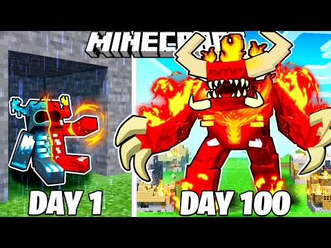 Surviving 100 Days as Fire Warden in Minecraft?! 😱🔥