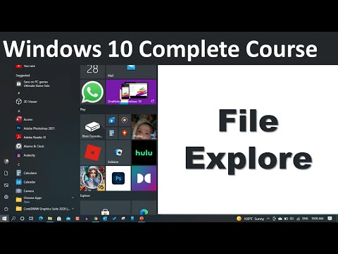 Windows 10 File Explorer | Windows 10 | Urdu Hindi