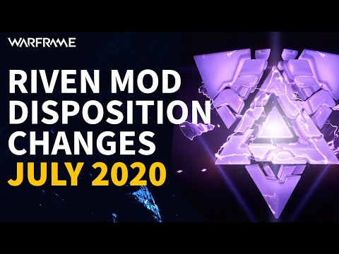 Riven Disposition Changes July 2020 - Melee, Primary & Secondary (Warframe)