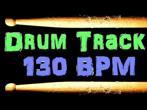Cheesy Drum Beat 130 BPM drum tracks for Bass Guitar Backing jam along tracks