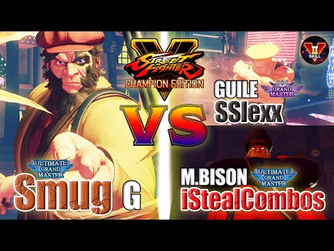 SFV CE 👊🏻 Smug (G) vs SSlexx (Guile) & iStealCombos (M.Bison) [season 5]