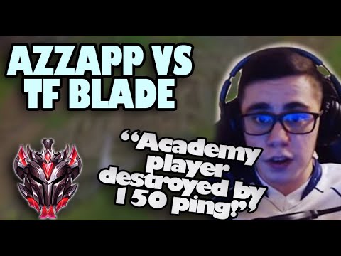 AZZAPP VEL'KOZ VS NA MIDS AND TF BLADE ON 150 PING - League of Legends