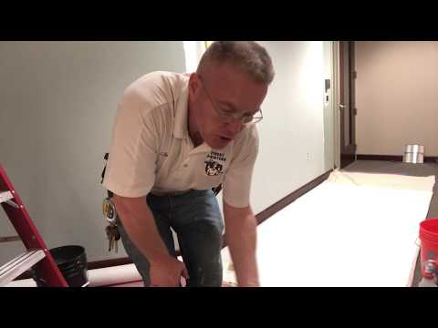 HOW TO INSTALL COMMERCIAL (WOVEN) WALLPAPER PART ONE