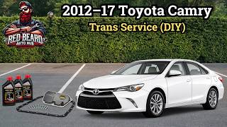 Toyota Camry Transmission Fluid & Filter Service | 2012–2017 2.5L DIY