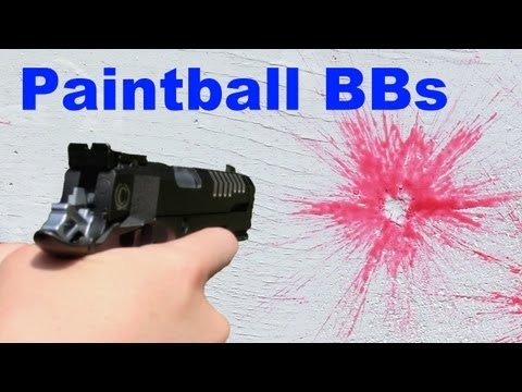 Airsoftové paintball kuličky