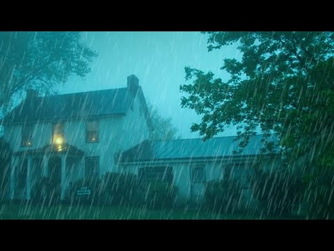 Cadi in un sonno profondo quando ci sono tuoni e pioggia per 24 ore