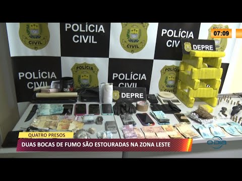 Duas bocas de fumo saÌƒo estouradas na zona leste 27 09 2021