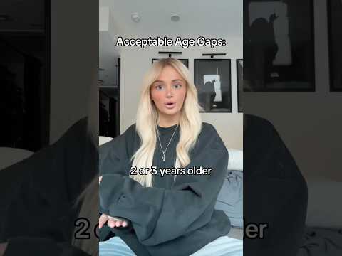 What’s an acceptable age gap?? #dating #relationship #marriage