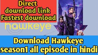 Download Hawkeye series (season 1 all episode in hindi download in 1 click)💥|| Skb_Samarth