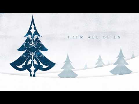 Parallax Christmas Greetings Text Logo reveal website intro