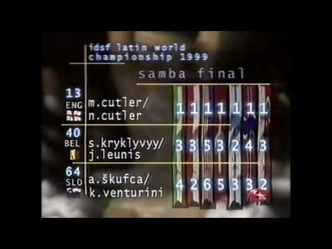 1999 IDSF World Latin Championships - Samba Final Results