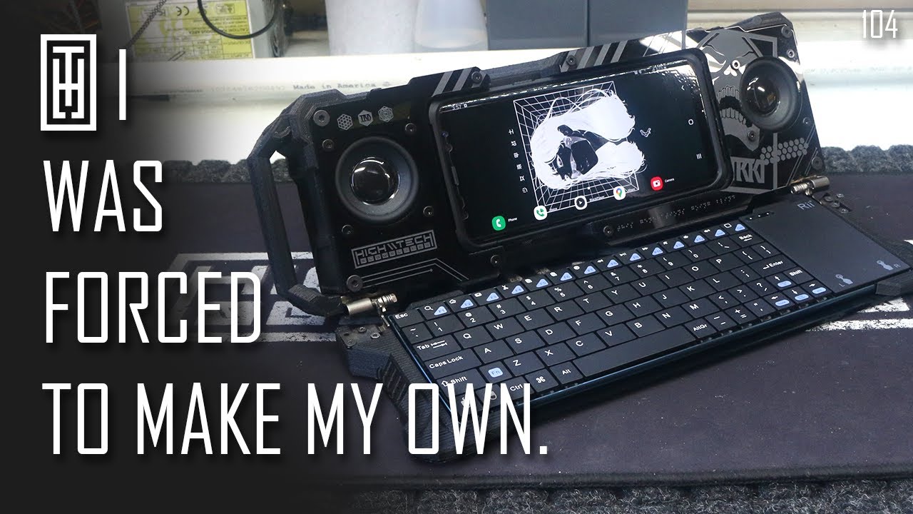 They don't make the laptop I want... so I made my own. [Cyberdeck] - YouTube