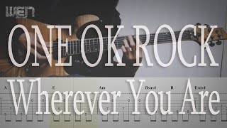 Download lagu [TAB] ONE OK ROCK / Wherever You Are (Guitar Cover by 小溫 WEN) mp3