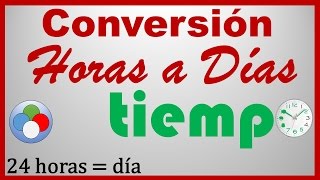 Convertir de horas a  dias (unidad de tiempo)