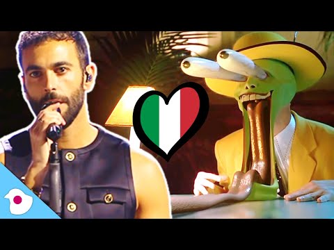 The Mask falls in love with Marco Mengoni | Eurovision parody clip