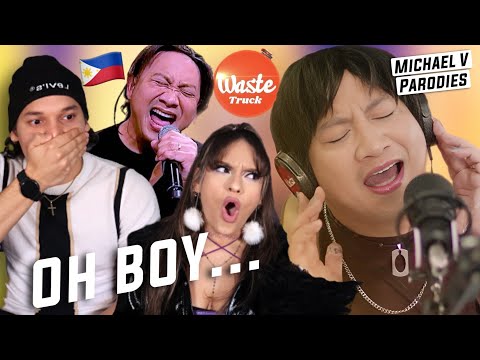 Why are these good though😂😭!  Latinos react to Michael V Filipino Parody songs for the first time